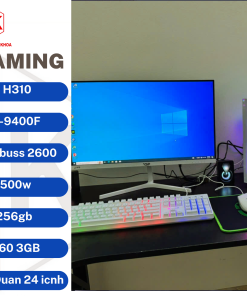 BỘ PC: H310/CPU I5-9400F/ 8GB/ 256GB/ 1060 3GB/MÀN DUAN 2409S